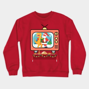 Unlikely friends on TV Crewneck Sweatshirt